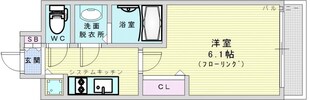 プレサンス梅田北ザ・ライブの物件間取画像